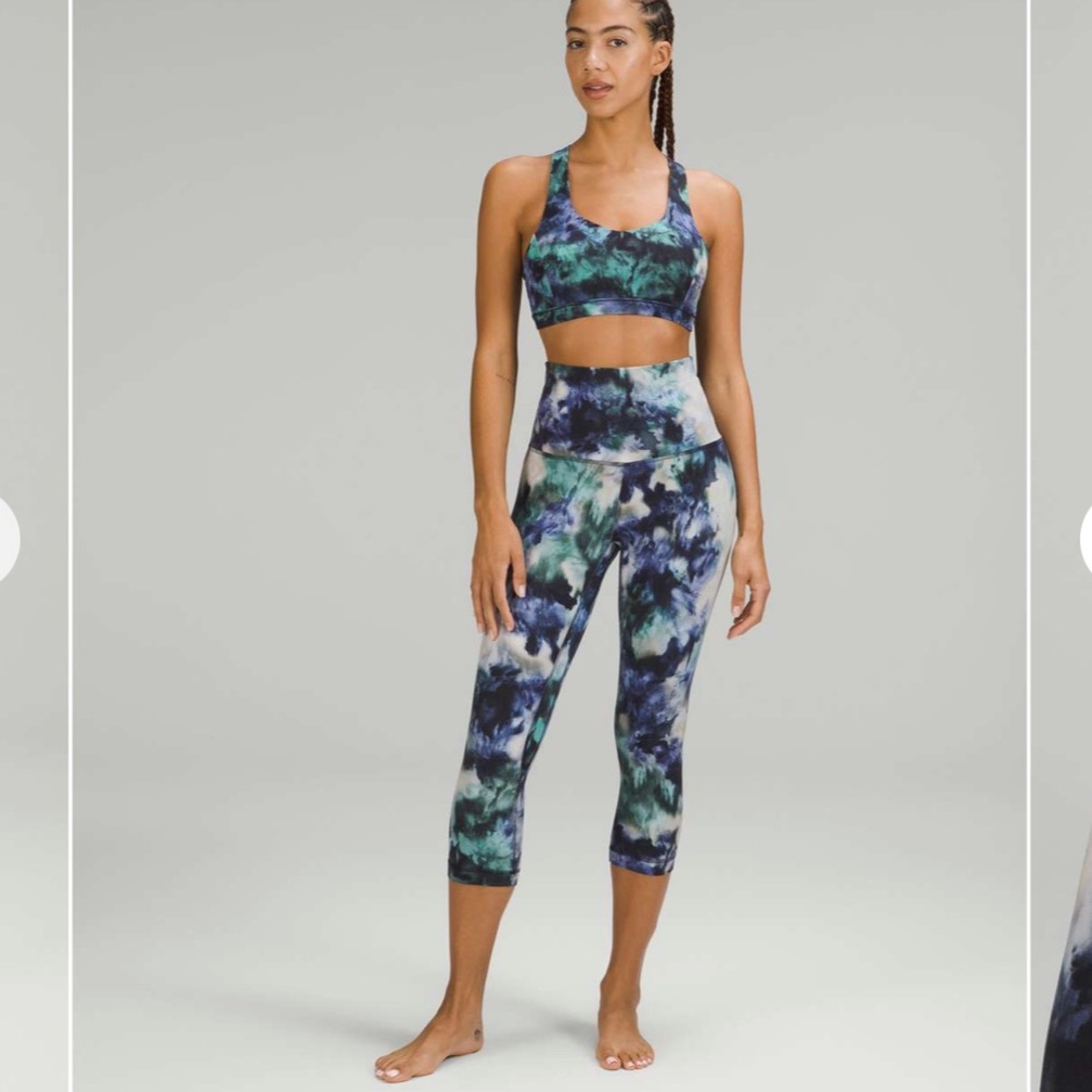 Lululemon align leggings Align Super-High-Rise Cropped 21" Meteor Wash Multi - Picture 3 of 5
